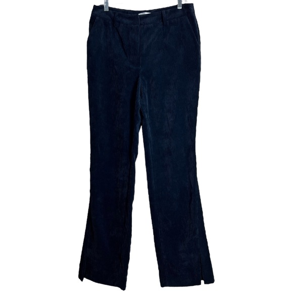 Anine Bing Jocelyn Side Slit Corduroy Trouser Pants Size Medium - Picture 3 of 16